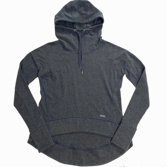 Sweaty Betty Lounge Hoodie In Dark Charcoal Grey - Picture 6 of 9